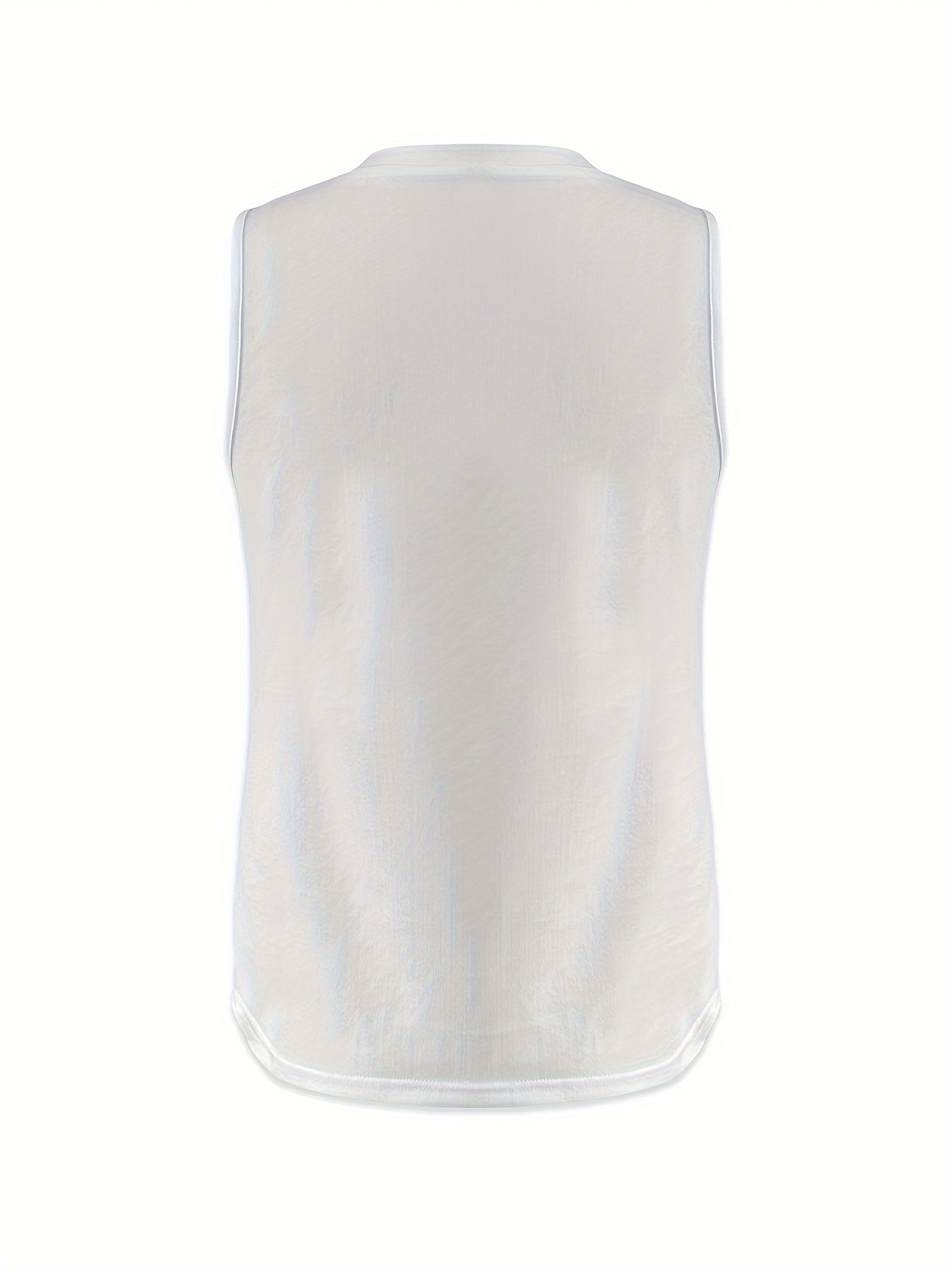 casual round neck sports tank top solid color sleeveless running fitness vest t shirt womens activewear details 5